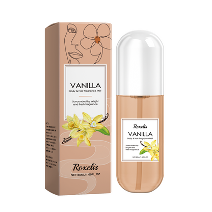Roxelis Vanilla Body & Hair Perfume Spray